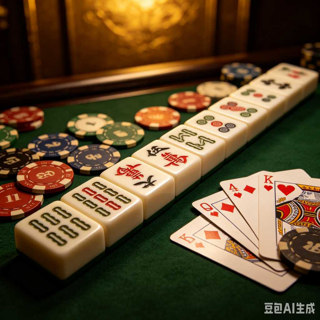 trendy color mahjong set